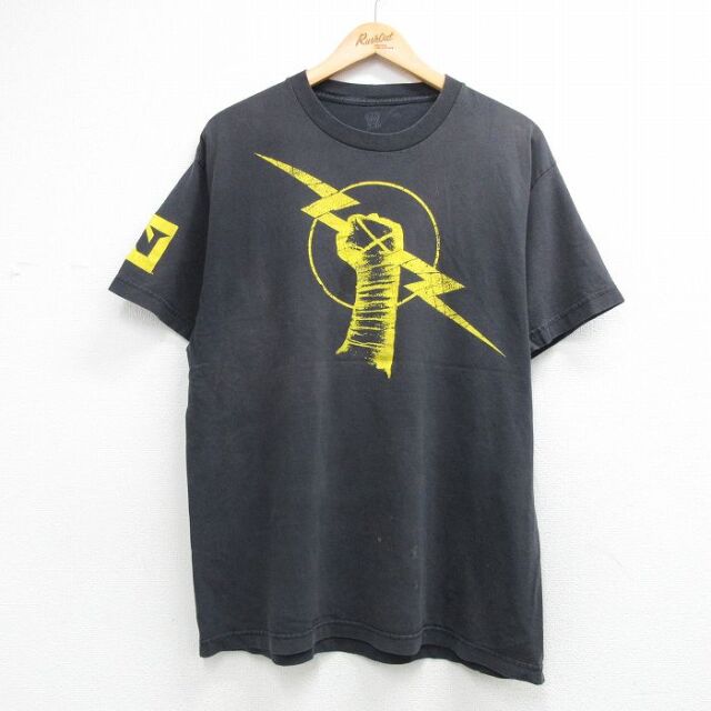 半袖Tシャツ ワールドプロレスリングCMパンク ブラック L | 古着