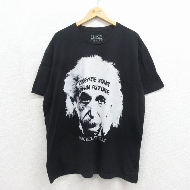 半袖Tシャツ アインシュタイン ブラック XL | 古着