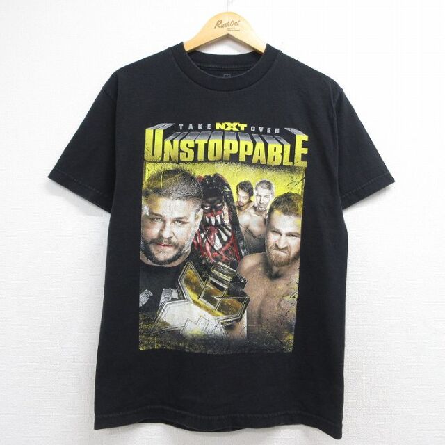 半袖Tシャツ ワールドプロレスリングNXT ブラック メンズM相当 | 古着