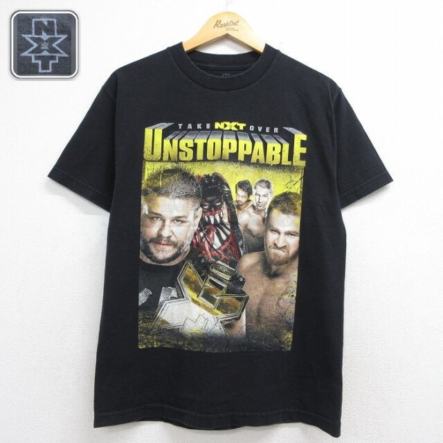 【20%OFF】半袖Tシャツ ワールドプロレスリングNXT ブラック メンズM相当 | 古着