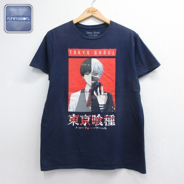 半袖Tシャツ 東京喰種 ネイビー メンズM相当 | 古着