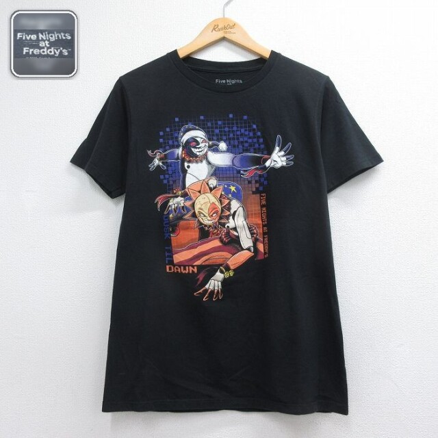 半袖Tシャツ ファイブナイツアットフレディーズ ブラック メンズS相当 | 古着