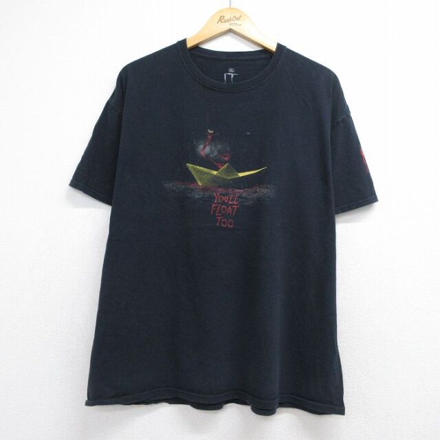 半袖Tシャツ 映画イット ブラック メンズXL相当 | 古着