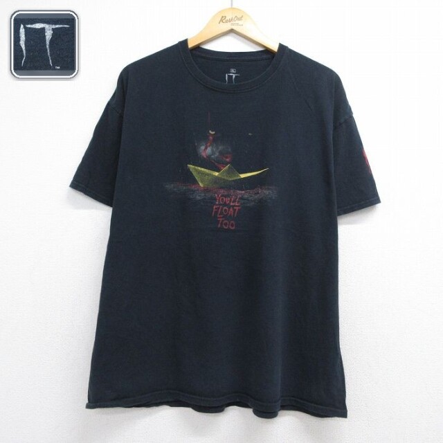 半袖Tシャツ 映画イット ブラック メンズXL相当 | 古着