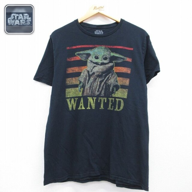 スターウォーズ 半袖Tシャツ グローグー ブラック メンズL相当 | 古着