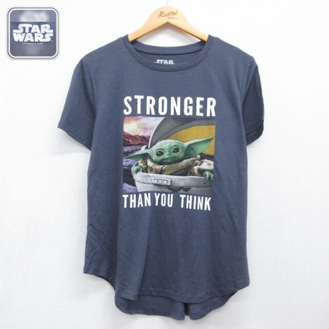 スターウォーズ 半袖Tシャツ グローグー グレー メンズL相当 | 古着