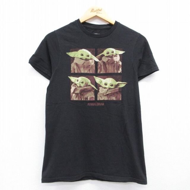 スターウォーズ 半袖Tシャツ グローグー ブラック メンズS相当 | 古着