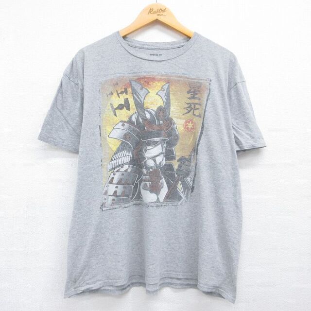 スターウォーズ 半袖Tシャツ ストームルーパー グレー メンズXL相当 | 古着