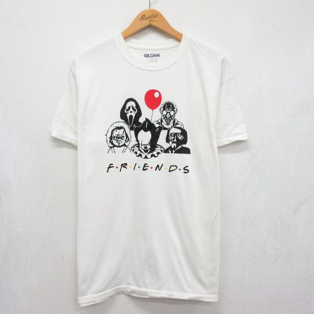 チャッキー 半袖Tシャツ イット ホワイト メンズL相当 | 古着