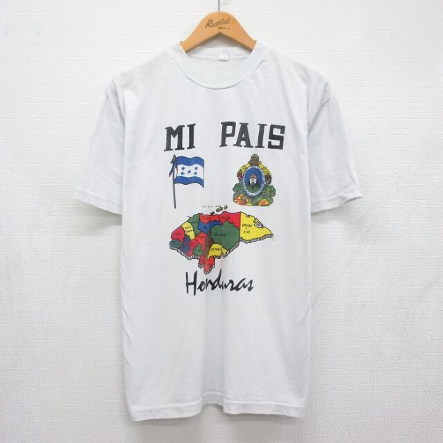 半袖Tシャツ Honduras ホワイト メンズL相当 | 古着