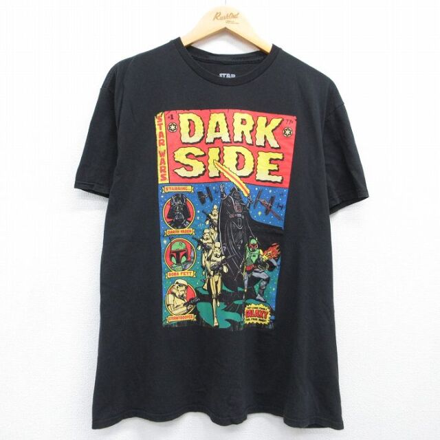 スターウォーズ 半袖Tシャツ ダークサイド ブラック メンズXL相当 | 古着