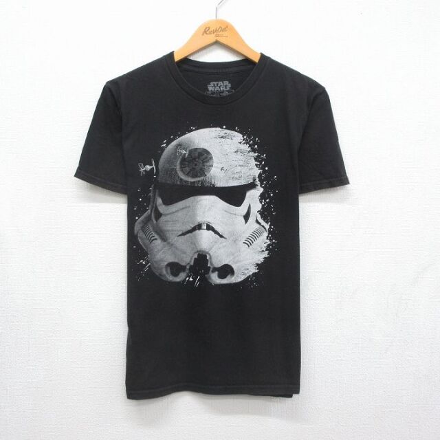 スターウォーズ 半袖Tシャツ ストームトルーパープリント ブラック メンズM相当 | 古着