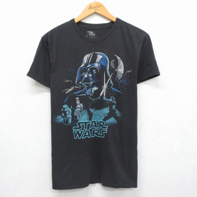 古着通販 L☆古着 半袖 Tシャツ メンズ 映画 スターウォーズ ダース