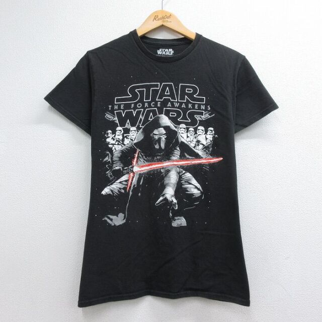 スターウォーズ 半袖Tシャツ カイロレン ブラック メンズS相当 | 古着