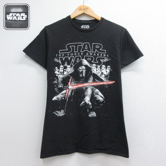 スターウォーズ 半袖Tシャツ カイロレン ブラック メンズS相当 | 古着