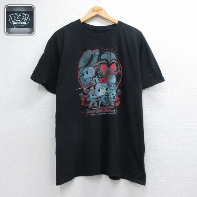 スターウォーズ 半袖Tシャツ ROGUE ONE ブラック メンズXL相当 | 古着