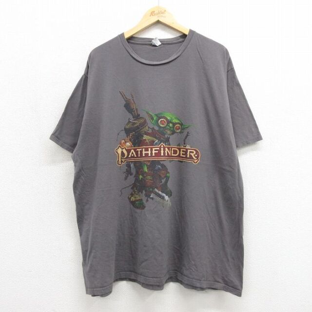パスファインダー 半袖Tシャツ グレー メンズXL相当 | 古着