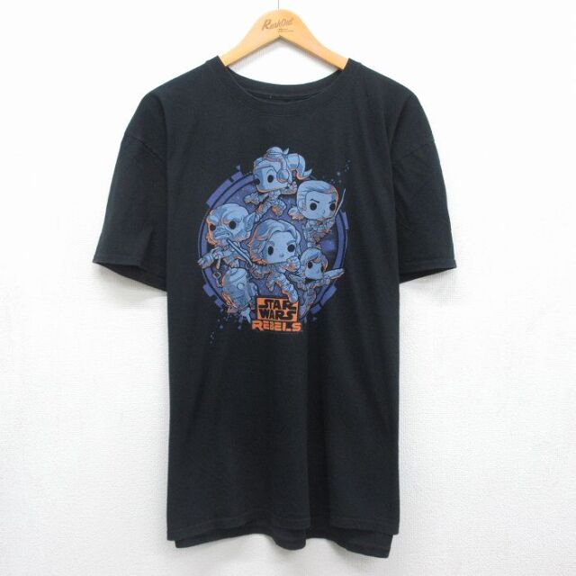 スターウォーズ 半袖Tシャツ ブラック メンズXL相当 | 古着