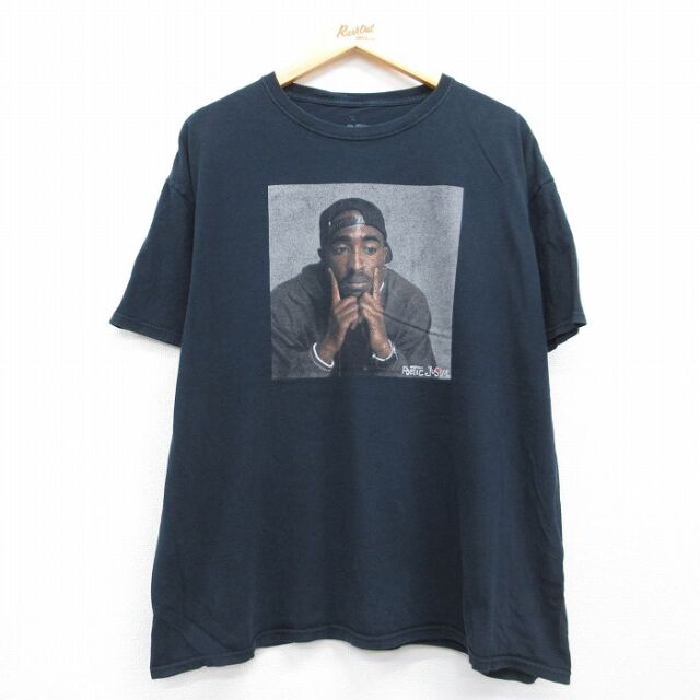 ポエティックジャスティス 半袖Tシャツ ブラック メンズXL相当 | 古着