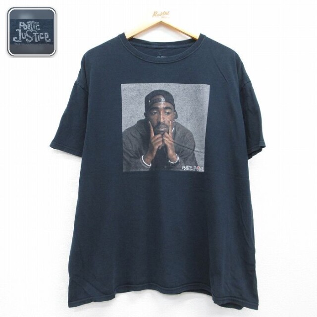 ポエティックジャスティス 半袖Tシャツ ブラック メンズXL相当 | 古着