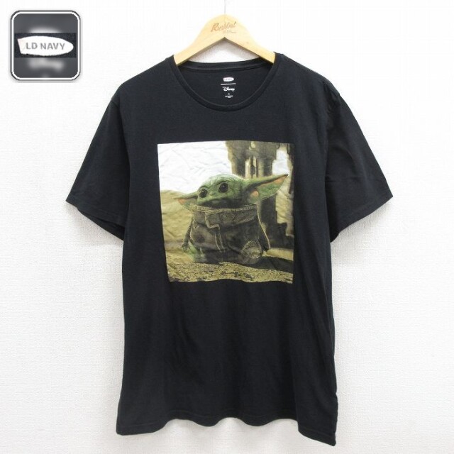 オールドネイビー 半袖Tシャツ ブラック メンズXL相当 | 古着