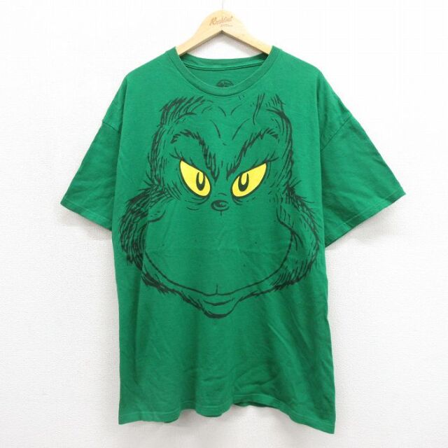 ドクタースース 半袖Tシャツ グリーン メンズXL相当 | 古着