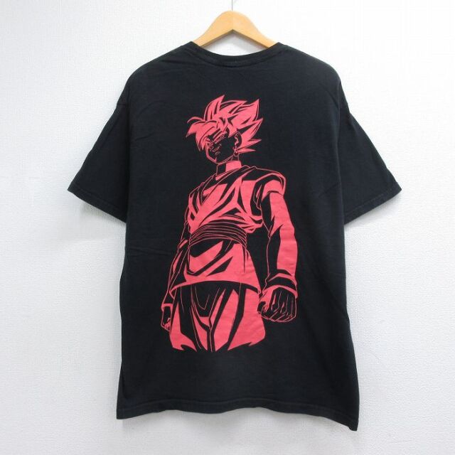 半袖Tシャツ ドラゴンボール悟空 ブラック メンズXL相当 | 古着