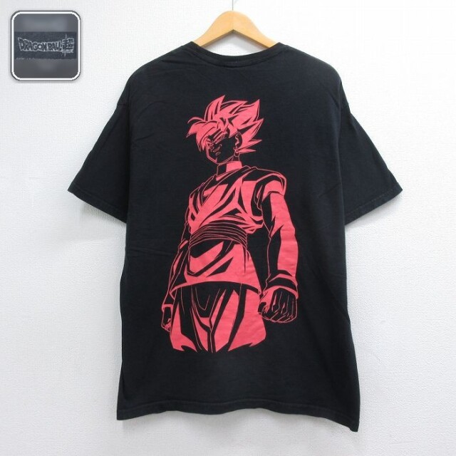 半袖Tシャツ ドラゴンボール悟空 ブラック メンズXL相当 | 古着