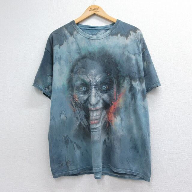 DCコミックス 半袖Tシャツ ジョーカー ブルータイダイ メンズXL相当 | 古着