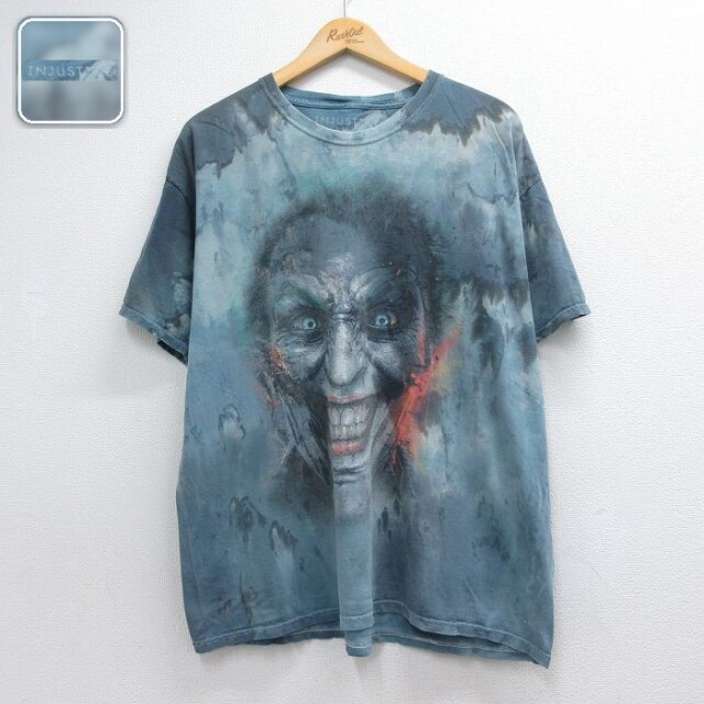 DCコミックス 半袖Tシャツ ジョーカー ブルータイダイ メンズXL相当 | 古着