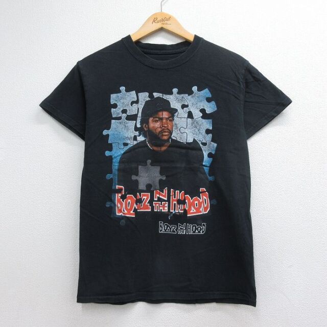 半袖Tシャツ 映画ボーイズンザフッド ブラック メンズS相当 | 古着