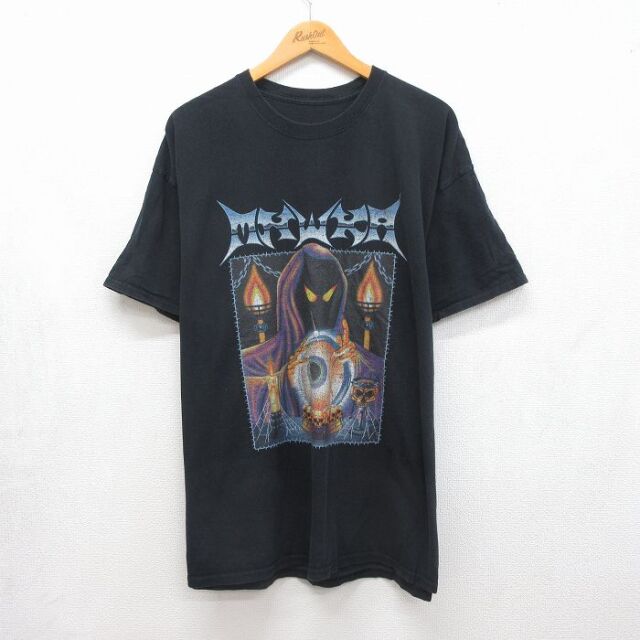 MISHKA 半袖Tシャツ 占い師 ブラック メンズXL相当 | 古着