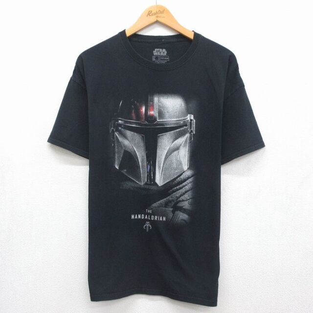 古着通販 XL☆古着 半袖 Tシャツ メンズ スターウォーズ マンダ