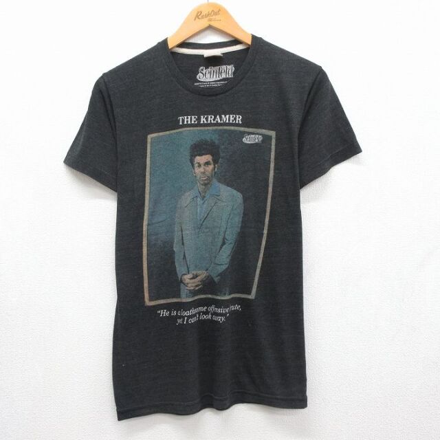 半袖Tシャツ となりのサインフェルド グレー メンズM相当 | 古着