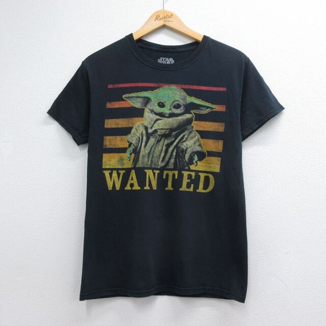スターウォーズ 半袖Tシャツ グローグー ブラック メンズS相当 | 古着