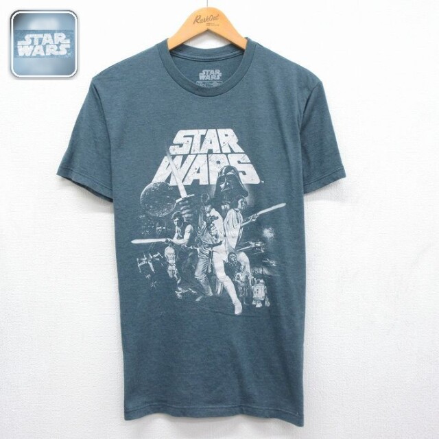 スターウォーズ 半袖Tシャツ ネイビー メンズL相当 | 古着