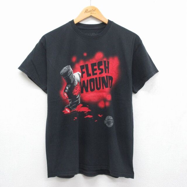リキッドブルー 半袖Tシャツ モンティパイソンアンドホーリーグレイル グレー メンズL相当 | 古着