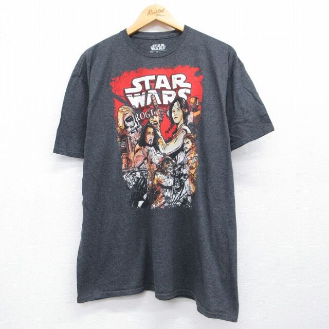 半袖Tシャツ スターウォーズ グレー メンズXL相当 | 古着