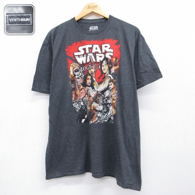 半袖Tシャツ スターウォーズ グレー メンズXL相当 | 古着