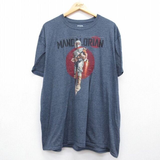 スターウォーズ 半袖Tシャツ マンダロリアン グレー メンズXL相当 | 古着