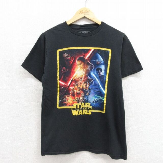 スターウォーズ 半袖Tシャツ フォースの覚醒 ブラック メンズM相当 | 古着