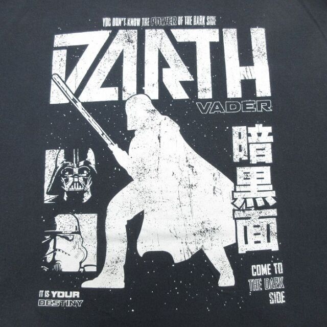 古着通販 XL☆古着 半袖 Tシャツ メンズ 映画 スターウォーズ ダース