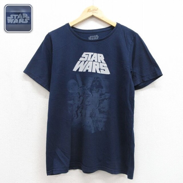 スターウォーズ 半袖Tシャツ ネイビー メンズL相当 | 古着