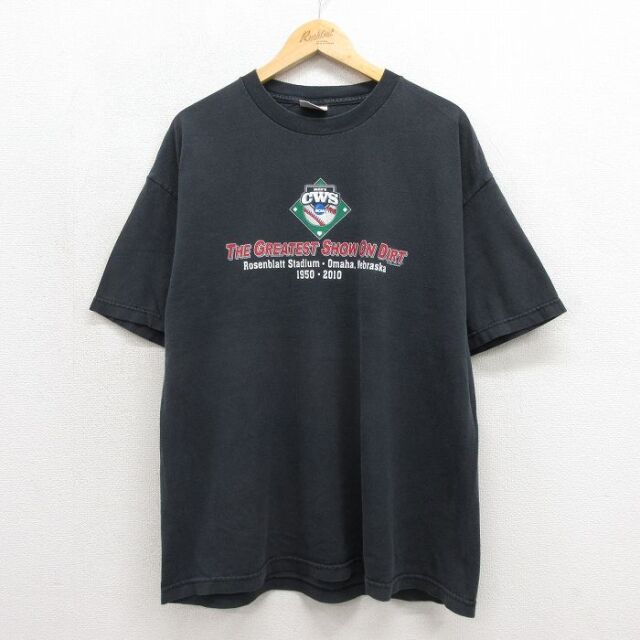 半袖Tシャツ ブラック メンズXL相当 | 古着