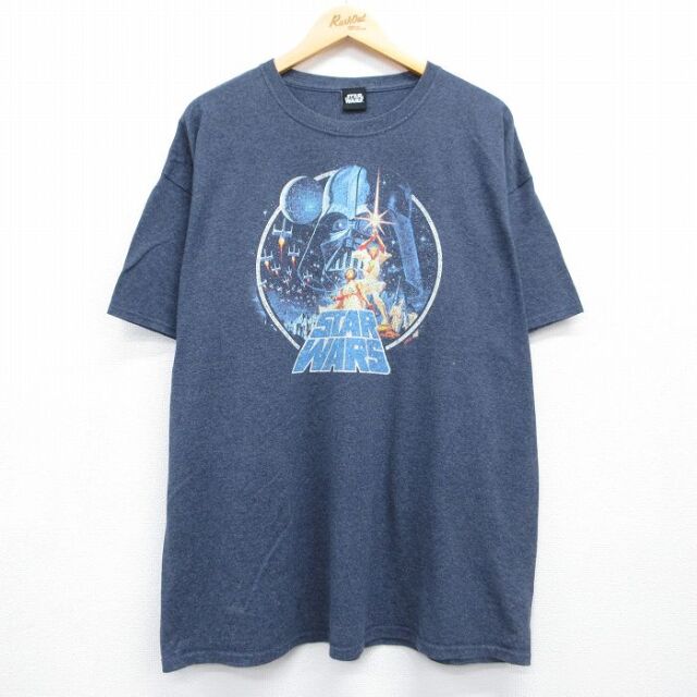 スターウォーズ 半袖Tシャツ 新たなる希望 グレー メンズXL相当 | 古着