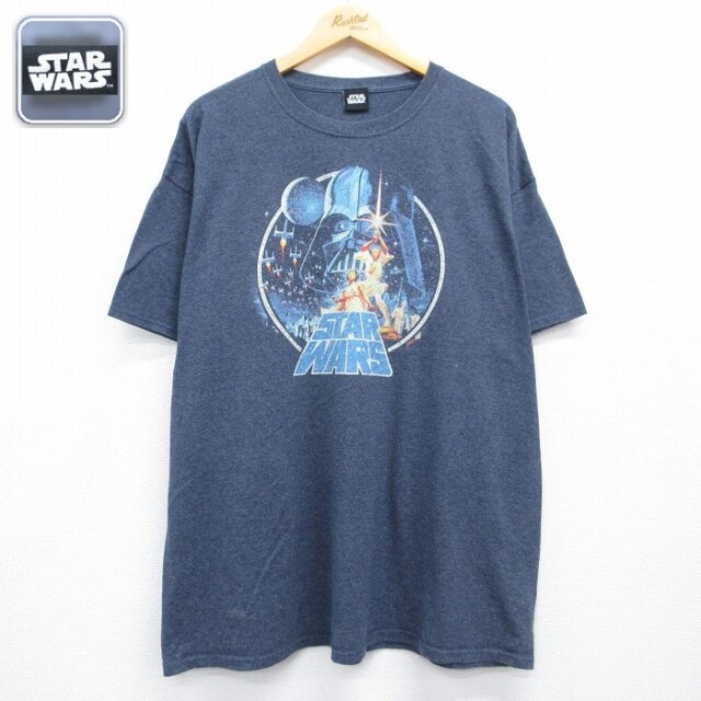 スターウォーズ 半袖Tシャツ 新たなる希望 グレー メンズXL相当 | 古着