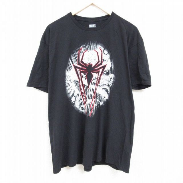 半袖Tシャツ マーベル ブラック XL | 古着