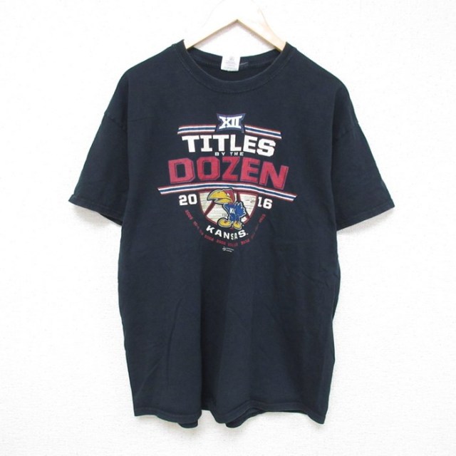 半袖Tシャツ カンザスジェイホークス ブラック XL | 古着