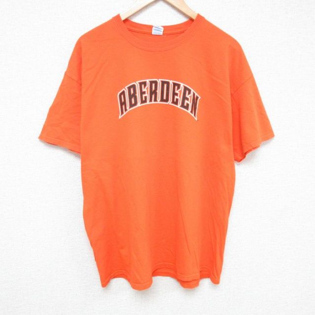 半袖Tシャツ アバディーンアイアンバーズ オレンジ XL | 古着