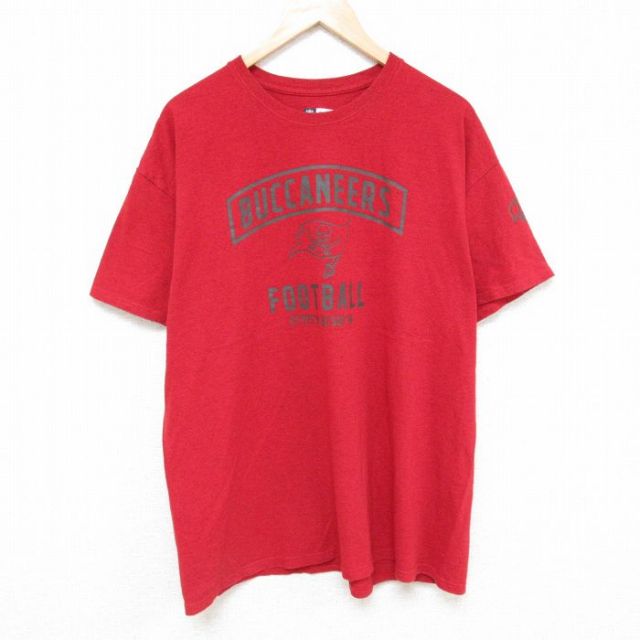 半袖Tシャツ NFL タンパベイバッカニアーズ レッド XL | 古着